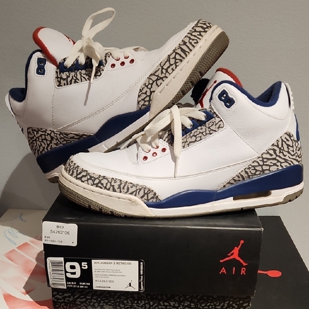 Nike Air Jordan 3 Retro Trueblue OG Sneakers
